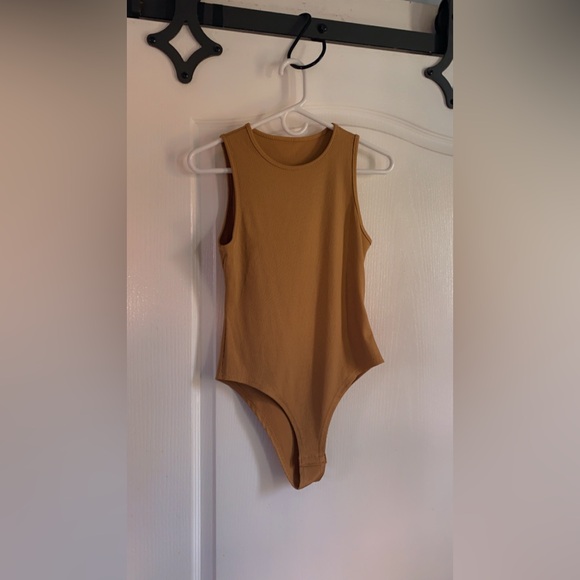 SHEIN Tops - SHEIN womens Brown One Piece Bodysuit